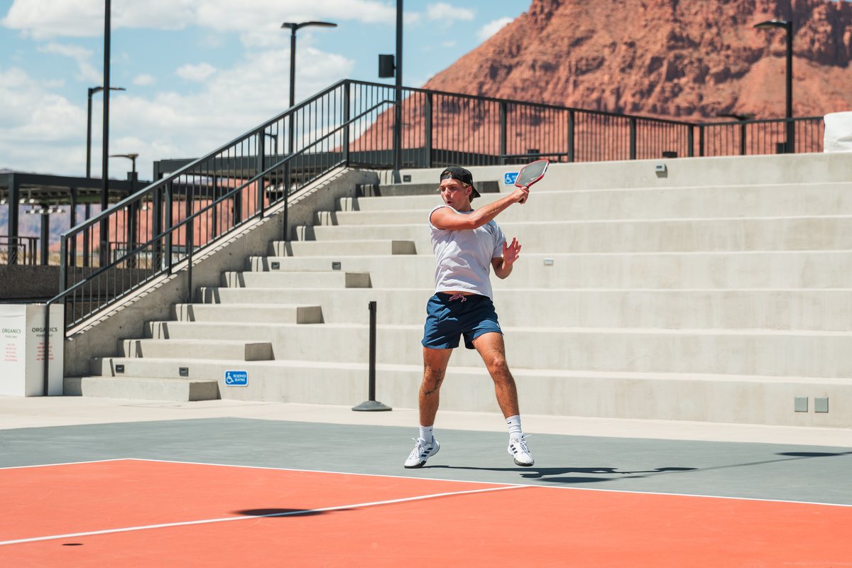 Miles Hoover on court