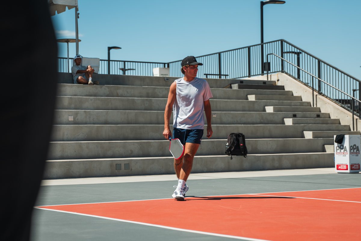 Miles Hoover portrait on court